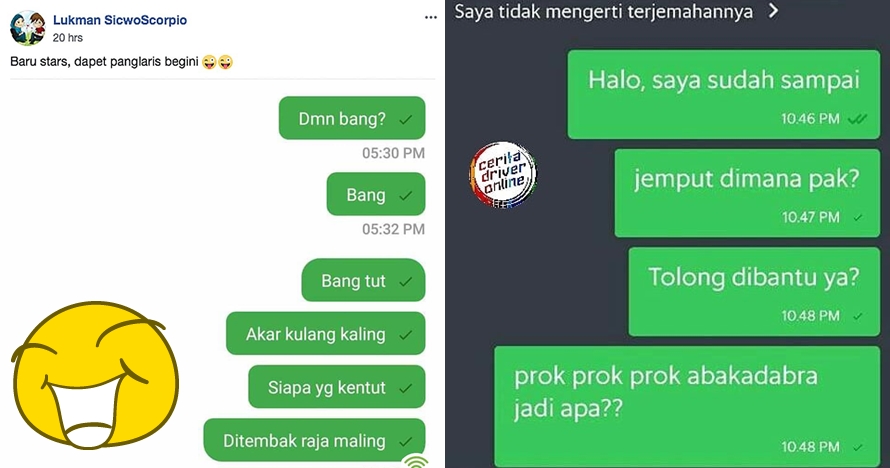 Chat Driver Ojek Online Dicuekin Pelanggan Ini Kocaknya Minta Ampun Chat Driver Ojek Online Dicuekin Pelanggan Ini Kocaknya Minta Ampun
